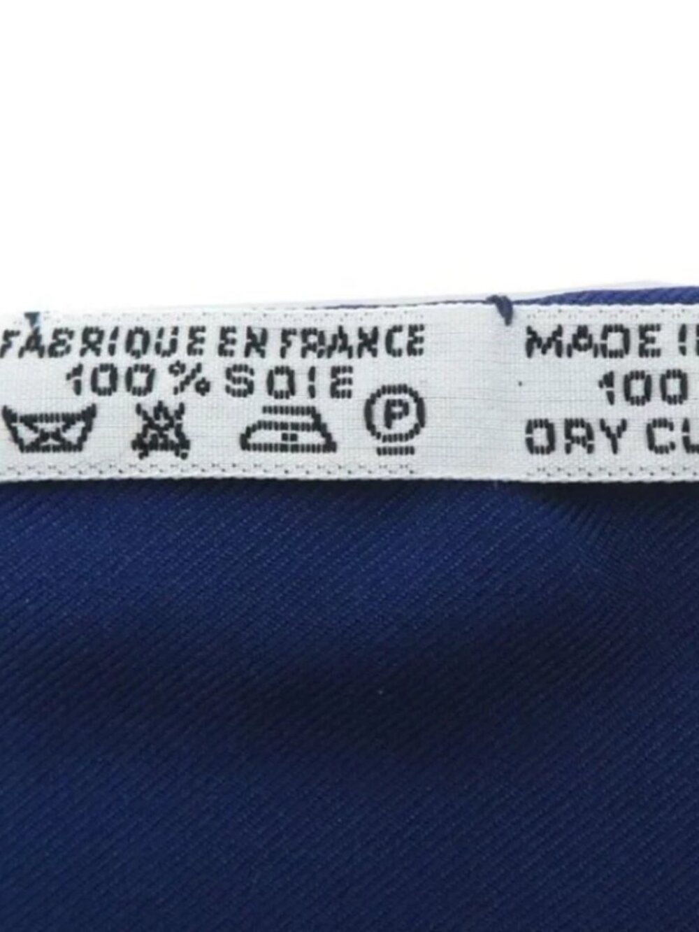 Hermes Scarf Silk Blue - Picture 9 of 9